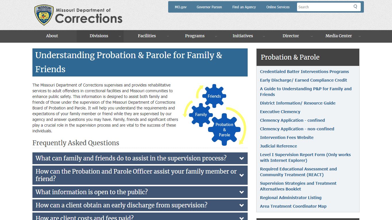 Understanding Probation & Parole for Family & Friends | Missouri ...